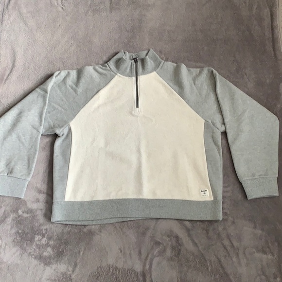 Roots Tops - Roots Ava reverse fleece zip mock